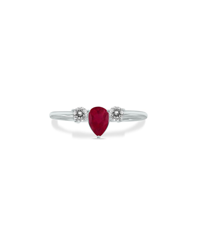 Gem Spark 14k 0.56 Ct. Tw. Diamond & Ruby Ring