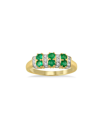 Gem Spark 14k 2.90 Ct. Tw. Diamond & Emerald Ring
