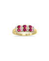 GEM SPARK GEM SPARK 14K 2.90 CT. TW. DIAMOND & RUBY RING