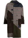 BARACUTA PATCHWORK DUFFLE COAT