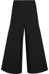 VALENTINO WOOL AND SILK-BLEND CREPE CULOTTES