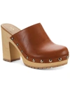 Sun + Stone Taanyaf Womens Blok Heel Loafer Mules In Multi