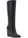 INC APPILE WOMENS FAUX LEATHER POINTED TOE KNEE-HIGH BOOTS
