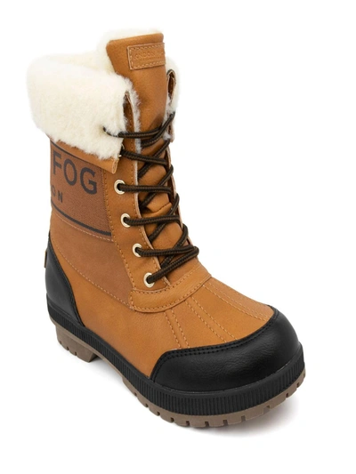 London Fog Mely Womens Warm Lace-up Winter & Snow Boots In Multi