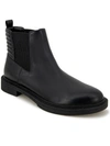 Kenneth Cole Reaction Walker Womens Ankle Round Toe Chelsea Boots In Black