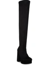 MADDEN GIRL ORIN WOMENS FAUX SUEDE BLOCK HEEL OVER-THE-KNEE BOOTS
