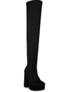 Madden Girl Theresa Womens Faux Leather Block Heel Knee-high Boots In Multi