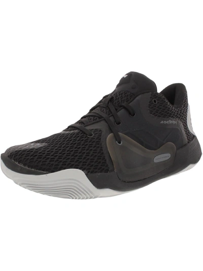 Under Armour Spawn 2 Mens Fitness Performance Basketball Shoes In Black