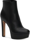 JESSICA SIMPSON NERIAH WOMENS FAUX LEATHER SIDE ZIP ANKLE BOOTS