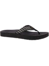 Teva Reflip Womens Slip On Casual Flip-flops In Black
