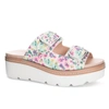 Chinese Laundry Surfs Up Platform Sandal In Vinyl Clear In Multi