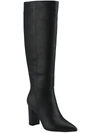 MARC FISHER GRAPPLE WOMENS FAUX LEATHER TALL KNEE-HIGH BOOTS