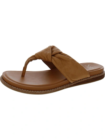 Söfft Essie Womens Thong Slip On Thong Sandals In Brown