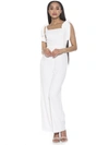 Alexia Admor Stella Wide Leg Jumpsuit In White