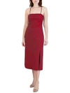 BCBGENERATION WOMENS OPEN BACK MIDI COCKTAIL AND PARTY DRESS