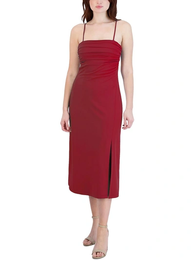 Bcbgeneration Womens Open Back Midi Cocktail And Party Dress In Pink