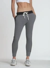 Label+thread Slim Waffle Jogger In Grey In Grey