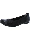 ROS HOMMERSON RONNIE WOMENS FAUX LEATHER DRESSY BALLET FLATS