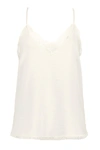 Bishop + Young Ultra Violet Lotus Cami Top In Blanc In White