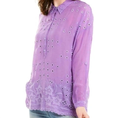 Johnny Was Mindy Blouse In Purple