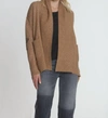 Label+thread Bella Cozy Cardigan In Ginger In Multi