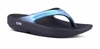 Oofos Oomega Oolala Luxe Flip Flop In Blue