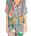 Johnny Was Clover Button Down Shirt In Multi