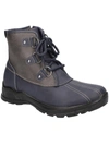 Easy Dry By Easy Street Arctic Womens Faux Leather Cold Weather Winter & Snow Boots In Blue