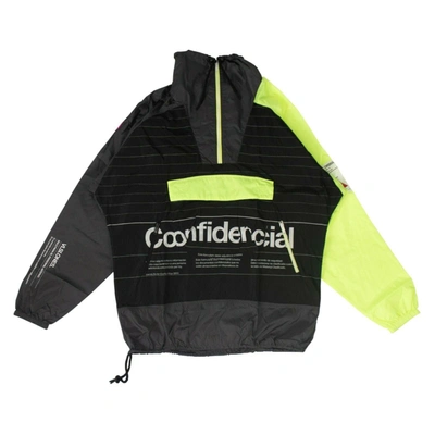 Marcelo Burlon County Of Milan Confidential Panel Windbreaker Jacket - Black