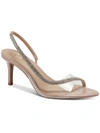 Thalia Sodi Womens Ankle Strap Dressy Heels In Beige