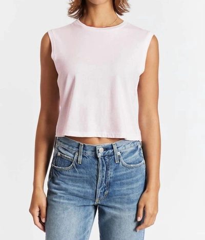 Amo Sleeveless Babe Tee In Pink