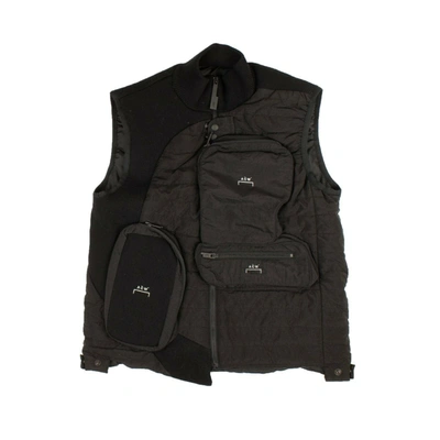 A-cold-wall* Men's Black Down Turtleneck Vest