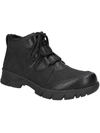 Easy Dry By Easy Street Ronnie Womens Faux Suede Cozy Booties In Black
