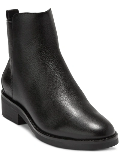 Cole Haan River Womens Leather Embossed Chelsea Boots In Black