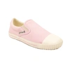 PALM ANGELS PINK VULCANIZED SQUARE SLIP ON CANVAS SNEAKERS