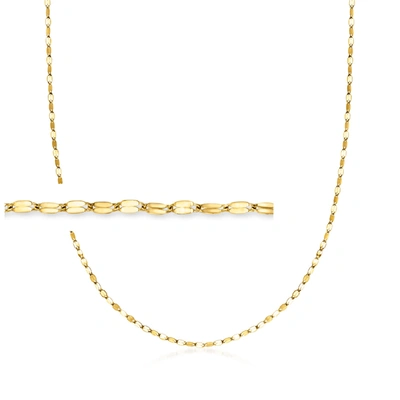 Ross-simons Italian 1.5mm 18kt Yellow Gold Lumachina-chain Necklace