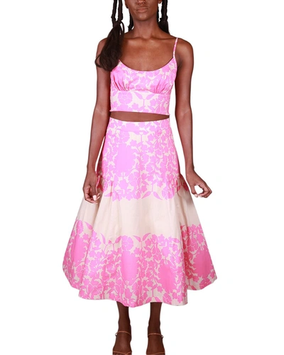 Tracy Reese Full Skirt In Pink
