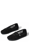 TOMS ALPARGATA SLIP-ON IN BLACK