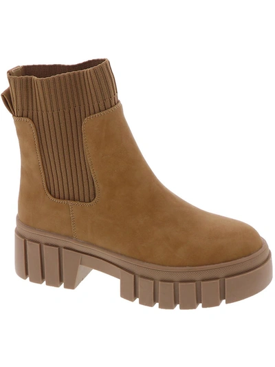 Dolce Vita Romy Womens Lug Sole Faux Leather Ankle Boots In Multi