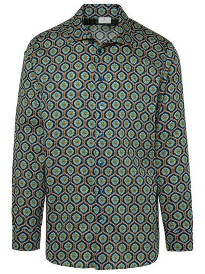 Etro Camicia Roma Shirt In Multicolor