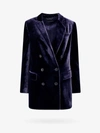 Alberta Ferretti Blazer  Woman Color Blue In Purple