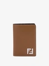 Fendi Card Holder In Brown