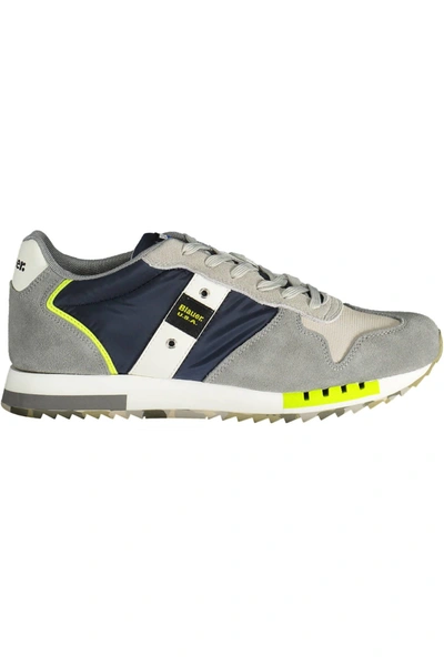 Blauer Panelled-design Low-top Sneakers In Blue
