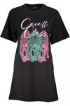 Cavalli Class Woman Short Dress Black Size Xxl Cotton In Black