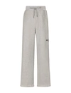 DOLCE & GABBANA JOGGING TROUSERS WITH PRINT AND SMALL ABRASIONS
