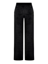 Majestic Flared Style Trousers In Black