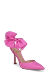 Sam Edelman Halie Bow Heel Bright Dahila In Pink