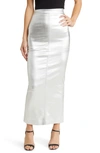 NIKKI LUND NIKKI LUND IGGY METALLIC MAXI SKIRT