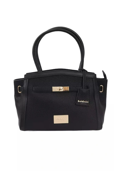 Baldinini Trend Polyuretane Crossbody Women's Bag In Black
