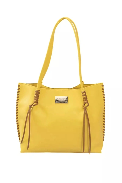 Baldinini Trend Polyuretane Women's Handbag In Yellow